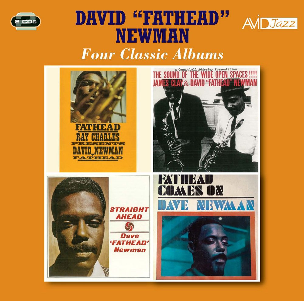 DAVID "FATHEAD" NEWMAN - Four Classic Albums (Ray Charles Presents David Newman / The Sound Of Wide Open Spaces / Straight Ahead / Fathead Comes On)