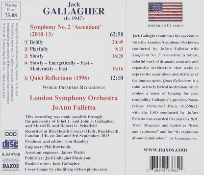 Gallagher: Symphony No. 2 "Ascendant" & Quiet Reflections - London Symphony Orchestra, JoAnn Falletta