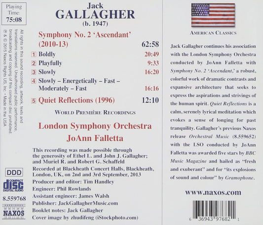 Gallagher: Symphony No. 2 "Ascendant" & Quiet Reflections - London Symphony Orchestra, JoAnn Falletta