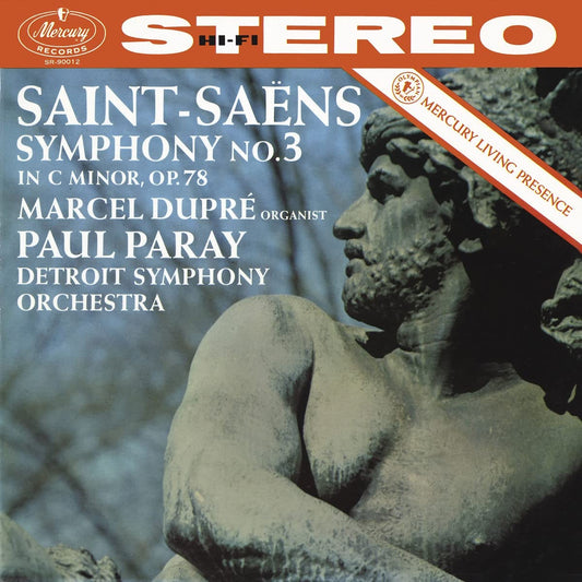 Saint-Saens - Symphony No. 3 In C Minor. Op. 78. 'Organ' - MARCEL DUPRE, DETROIT SYMPHONY ORCHESTRA, PAUL PARAY (VINYL LP)