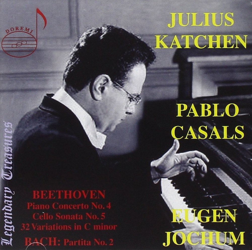 JULIUS KATCHEN COLLECTION, Vol. 1 - BEETHOVEN, BACH Live Performances