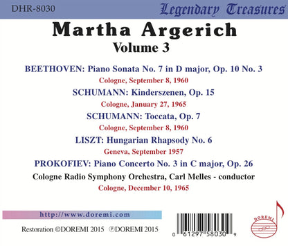 MARTHA ARGERICH COLLECTION, Vol. 3 - Prokofiev / Beethoven / Schumann
