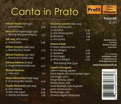 Canta in Prato (Vivaldi/Praetorius/Holborne/+) - Capella Stravagante
