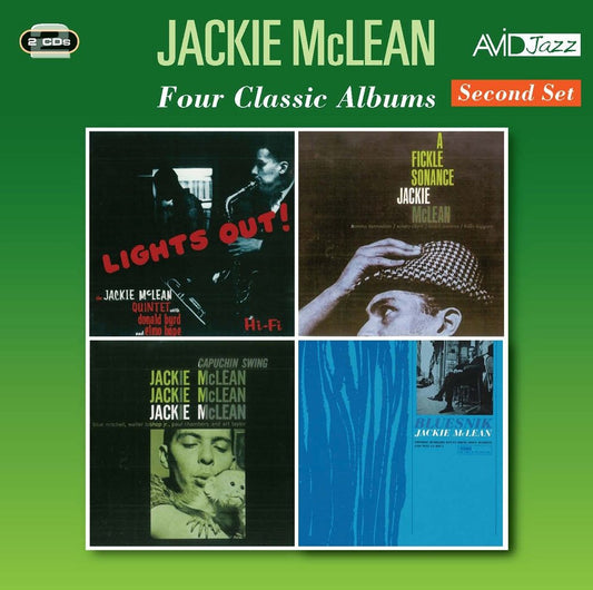 JACKIE MCLEAN - Four Classic Albums (Lights Out! / A Fickle Sonance / Capuchin Swing / Bluesnik) (2 CDs)