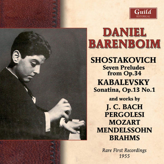 DANIEL BARENBOIM: Rare first recordings 1955