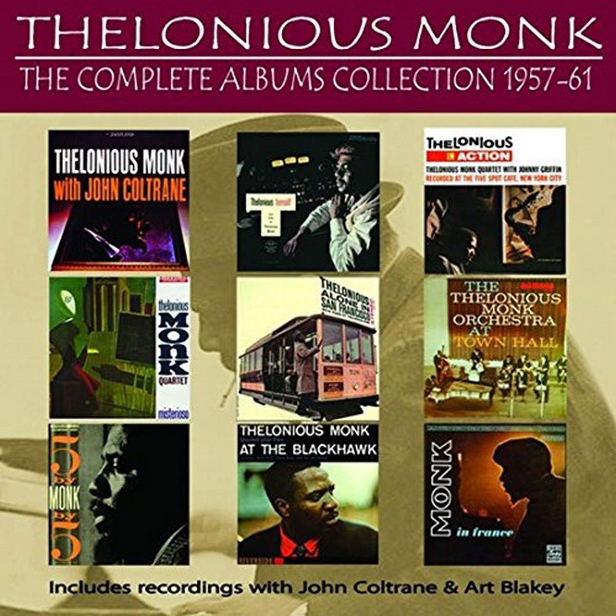 THELONIOUS MONK: The Complete Albums Collection 1957 - 1961 (5 CDS)