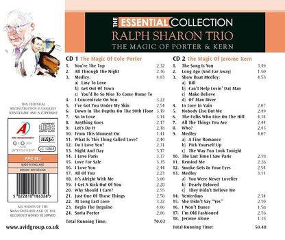 RALPH SHARON TRIO - The Essential Collection - The Magic Of Porter & Kern (2 CDs)