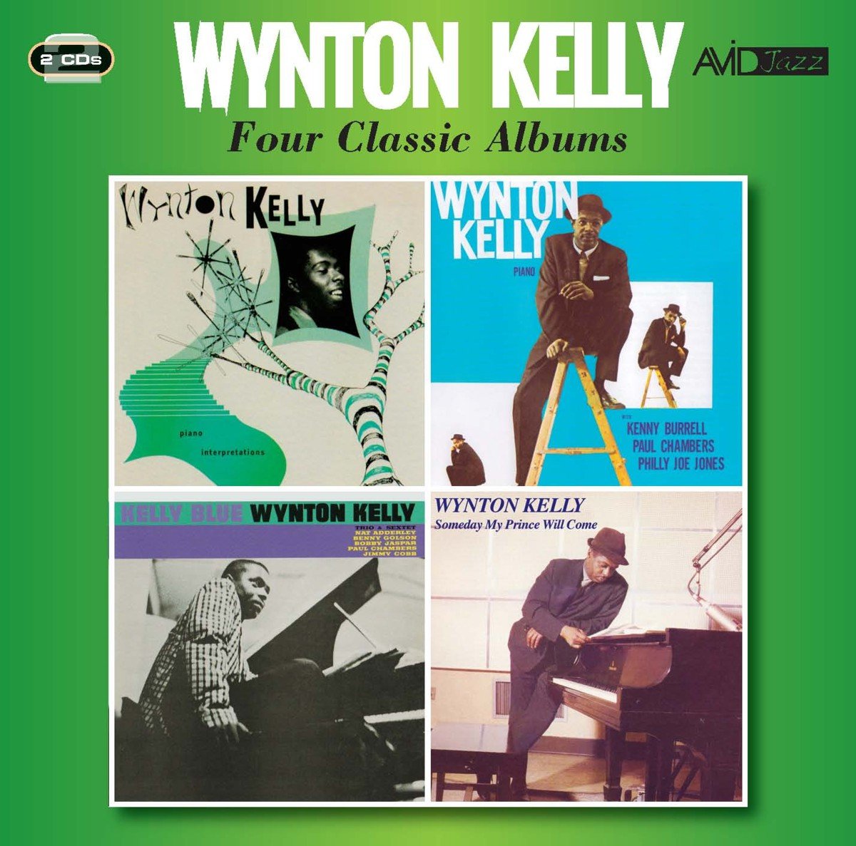 WYNTON KELLY - Four Classic Albums (Piano Interpretations / Piano / Kelly Blue / Someday My Prince Will Come) (2CD)