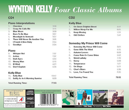 WYNTON KELLY - Four Classic Albums (Piano Interpretations / Piano / Kelly Blue / Someday My Prince Will Come) (2CD)