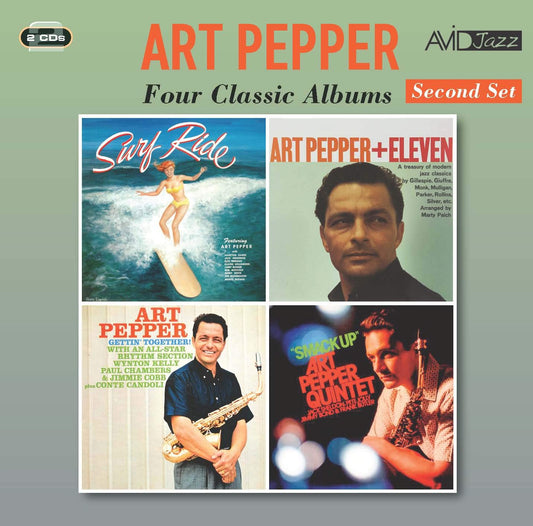 ART PEPPER - Four Classic Albums (Surf Ride / Art Pepper + Eleven (Modern Jazz Classics) / Gettin’ Together! / Smack Up) (2CD)