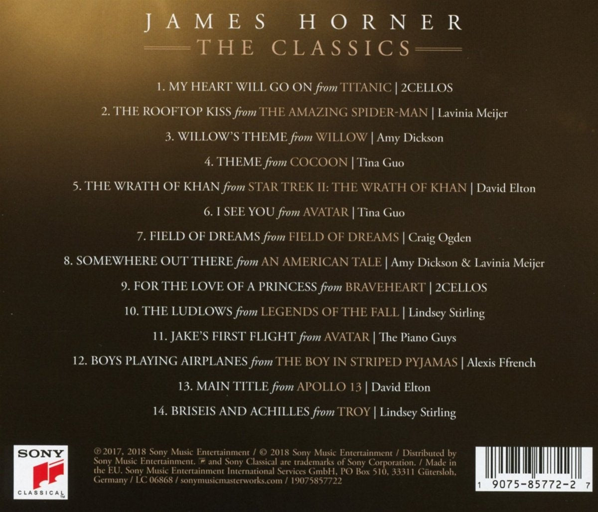 JAMES HORNER: THE CLASSICS