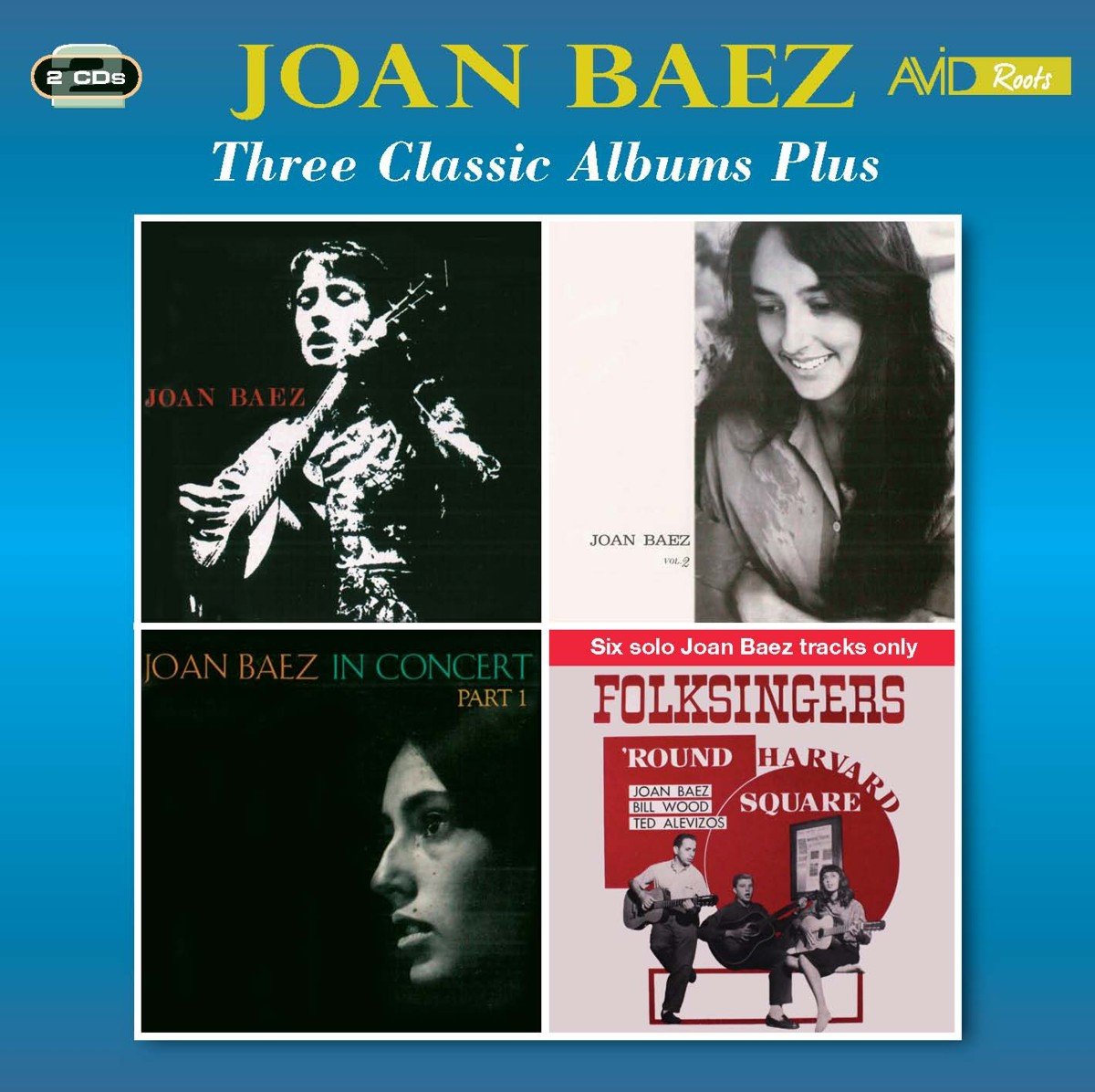 JOAN BAEZ - Three Classic Albums Plus (2 CDS)