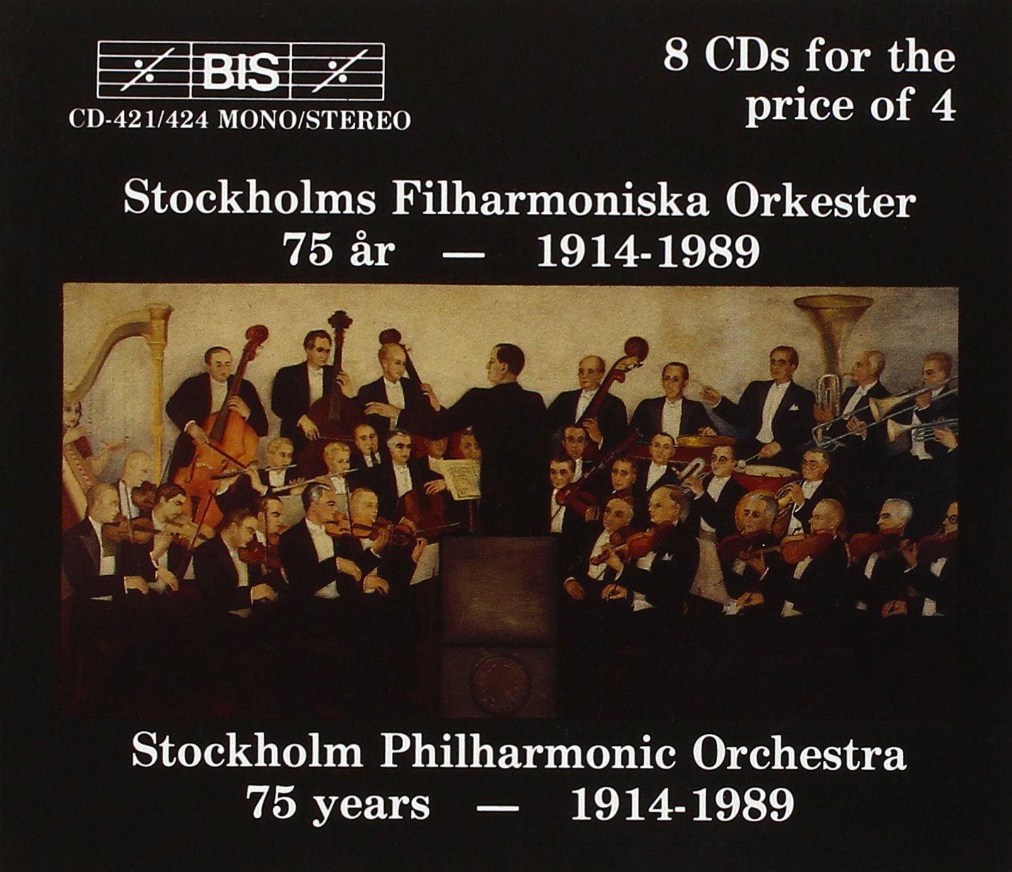 Stockholm Philharmonic Orchestra 75 Years - 1914-1989 (8 CDs)