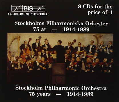 Stockholm Philharmonic Orchestra 75 Years - 1914-1989 (8 CDs)