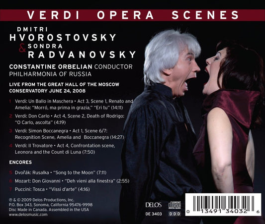 VERDI: Opera Scenes - Dmitri Hvorostovsky, Sondra Radvanovsky