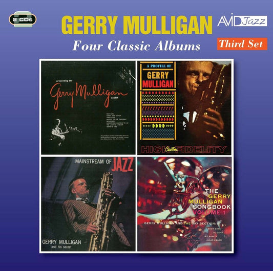 GERRY MULLIGAN - Four Classic Albums (Presenting The Gerry Mulligan Sextet / A Profile Of Gerry Mulligan / Mainstream Of Jazz / The Gerry Mulligan Songbook) (2 CDs)