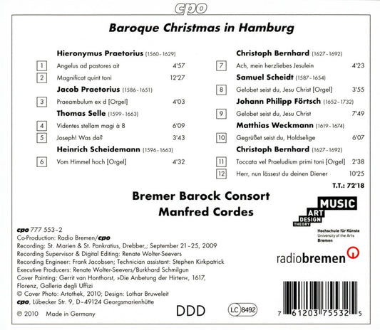 Baroque Christmas in Hamburg - Bremer Barock Consort