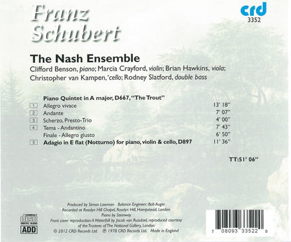 SCHUBERT: TROUT QUINTET & NOTTURNO - THE NASH ENSEMBLE