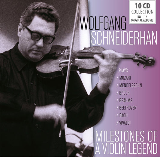 WOLFGANG SCHEIDERHAHN: MILESTONES OF A VIOLIN LEGEND (10 CDS)