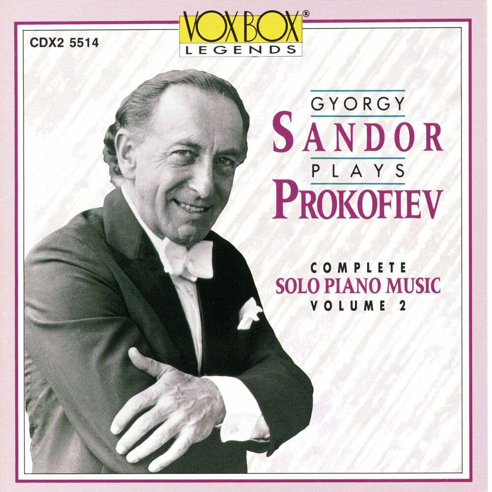 PROKOFIEV: COMPLETE PIANO MUSIC, VOL. 2 - GYORGY SANDOR (2 CDS)