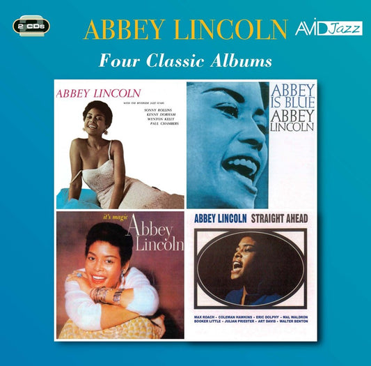 ABBEY LINCOLN - Four Classic Albums (That's Him! / Abbey Is Blue / It's Magic / Straight Ahead) (2 CDs)