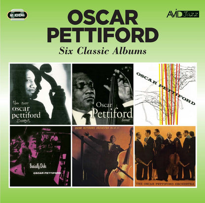 OSCAR PETTIFORD - Six Classic Albums (The New Oscar Pettiford Sextet / The Oscar Petiford Sextet / Oscar Pettiford Modern Quintet / Basically Duke / In Hi-Fi / In Hi-Fi Vol 2) (2CD)