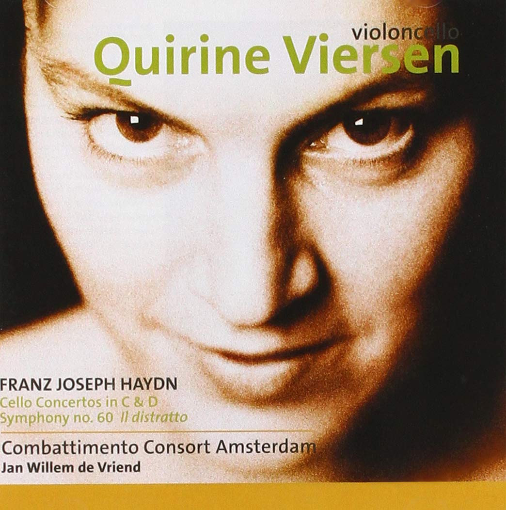 HAYDN: CELLO CONCERTOS, SYMPHONY NO. 60 "IL DISTRATTO" - Combattimento Consort Amsterdam, Quirine Viersen, JW de Vriend