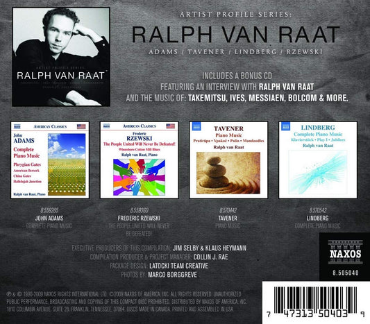 RALPH VAN RAAT: ARTIST PROFILE (5 CD box set)
