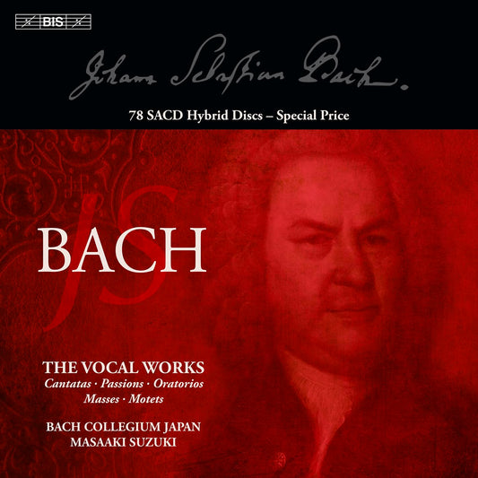BACH: THE VOCAL WORKS - Bach Collegium Japan, Masaaki Suzuki (78 Hybrid SACDs)