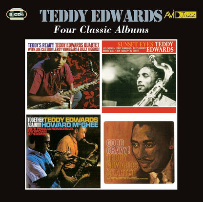 TEDDY EDWARDS - Four Classic Albums (Teddy’s Ready / Sunset Eyes / Together Again / Good Gravy) (2CD)