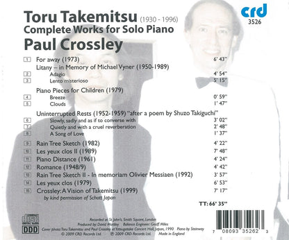 Takemitsu: Complete Piano Works - Paul Crossley