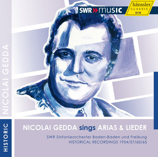 Nicolai Gedda Sings Arias & Lieder - Gedda; Werba,E; Singer,W; SWR Sinfonieorchester