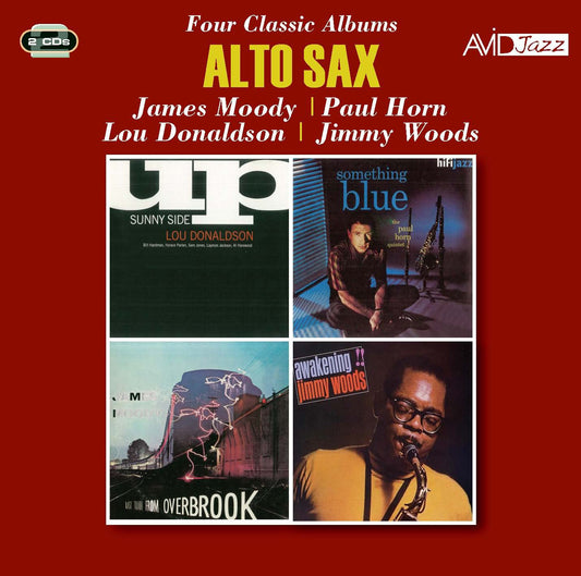 ALTO SAX: JAMES MOODY / PAUL HORN / LOU DONALDSON / JIMMY WOODS - Four Classic Albums