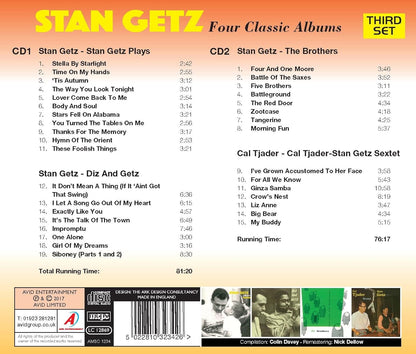 STAN GETZ - Four Classic Albums (Third Set) 2 CDs