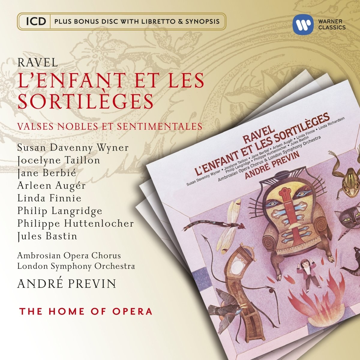 RAVEL: L'ENFANT ET LES SORTILEGES, VALSES NOBLES ET SENTIMENTALES - Andre Previn, Royal Philharmonic