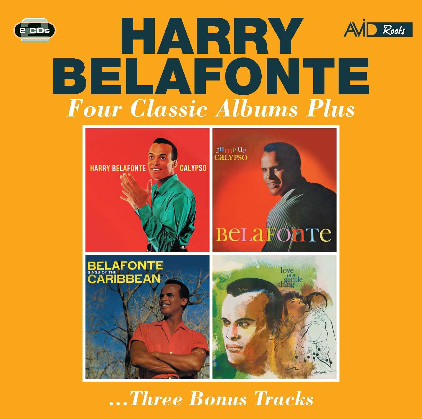 HARRY BELAFONTE: Four Classic Albums Plus (2 CDS)