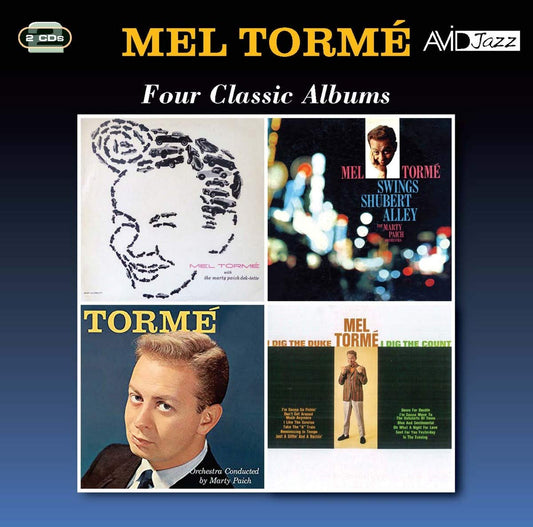 MEL TORME: FOUR CLASSIC ALBUMS (MEL TORME WITH THE MARTY PAICH DEK-TETTE / MEL TORME SWINGS SHUBERT ALLEY / TORME / I DIG THE DUKE, I DIG THE COUNT) (2CD)