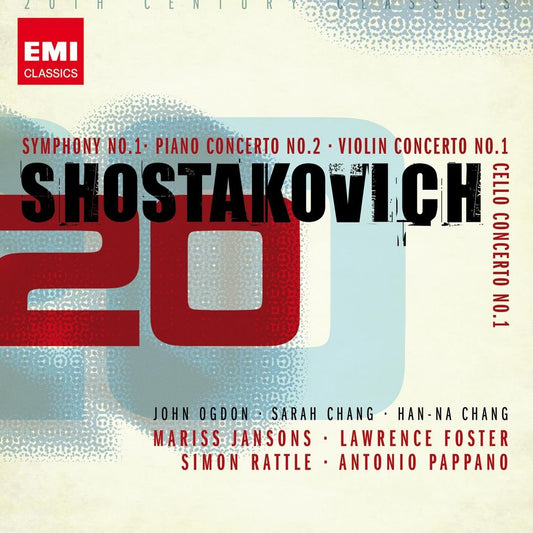 Shostakovich: Symphony No. 1; Piano, Violin & Cello Concertos, Jazz Suite, Tea for Two (2 CDs)