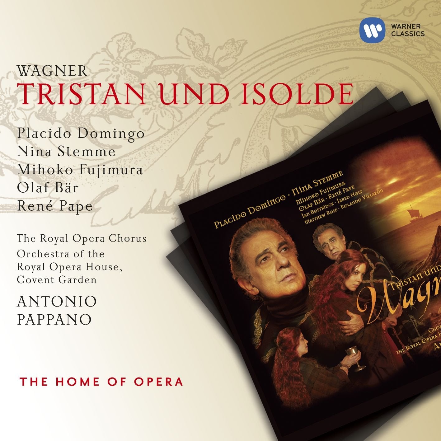 WAGNER: TRISTAN & ISOLDE - CHOIR & ORCHESTRA OF COVENT GARDEN, PAPPANO (3 CDS)