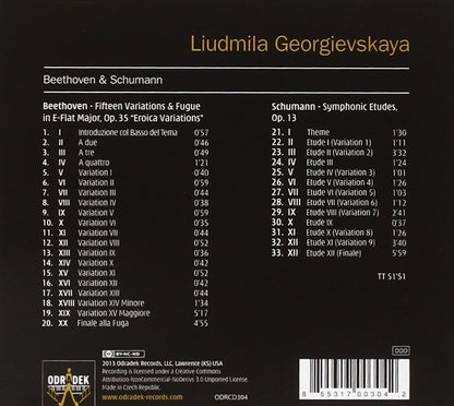 Beethoven: Eroica Variations / Schumann: Symphonic Etudes - Liudmila Georgievskaya