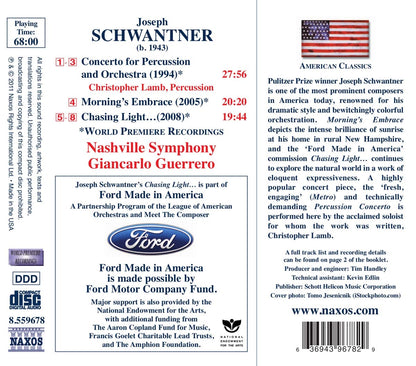 Schwantner: Percussion Concerto; Morning's Embrace; Chasing Light ... - Christopher Lamb, Nashville Symphony, Giancarlo Guerrero