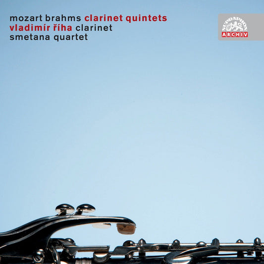 MOZART & BRAHMS: Clarinet Quintets - Vladimir Riha; Smetana Quartet