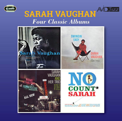 SARAH VAUGHAN - Four Classic Albums (Sarah Vaughan-With Clifford Brown / Swingin’ Easy / At Mister Kelly’s / No Count Sarah) (2CD)