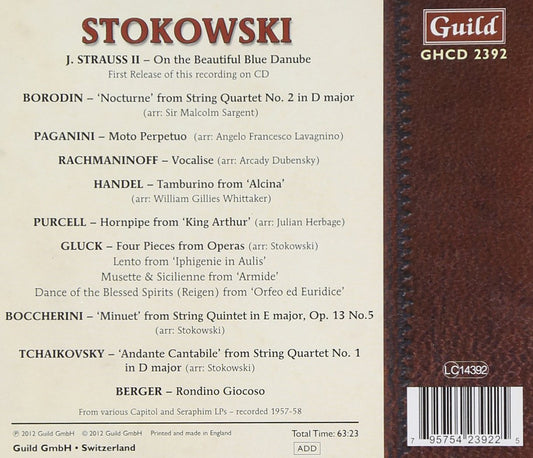 STOKOWSKI: The Blue Danube Waltz & Music for Strings - Leopold Stokowski and his Symphony Orchestra