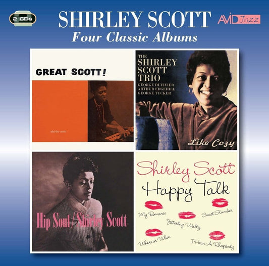 SHIRLEY SCOTT - Four Classic Albums (Great Scott / Like Cozy / Hip Soul / Happy Talk)