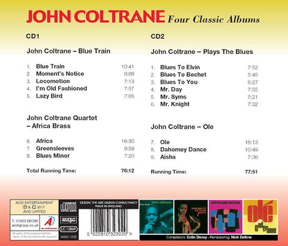 John Coltrane - Four Classic Albums (Blue Train / Africa Brass / Plays The Blues / Ole) (2CD)