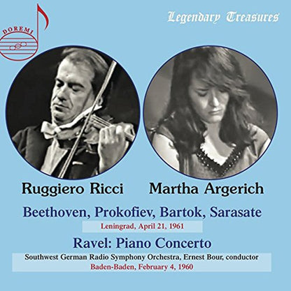 MARTHA ARGERICH & RUGGIERO RICCI - Leningrad Recital, April 21, 1961