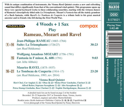 4 Woods + 1 Sax Play Rameau, Mozart & Ravel - Vienna Reed Quintet