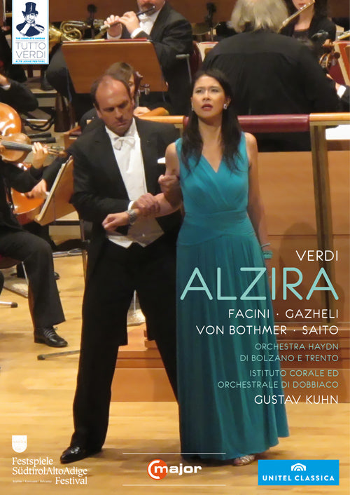 Verdi: Alzira - Alto Adige Festival, 2012 (DVD and BLU-RAY)