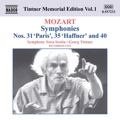 Mozart: Symphonies Nos. 31, 35 & 40 - Tintner, Georg, Symphony Nova Scotia